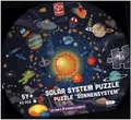 Produktbild: Hape Puzzle “Sonnensystem” | Rundes Sonnensystem Puzzle Spielzeug für Kinder, Holzteile und eine leuchtende LED-Sonne