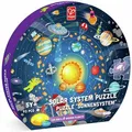 Produktbild: Hape Puzzle E1625, Sonnensystem mit LED-Sonne, 93 Teile, ab 5 Jahre