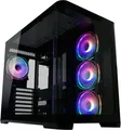 Produktbild: LC-Power Gaming 8001B Pro-Storm Dark - Mid tower Gaming - ATX - Seitenteil mit Fenster (gehärtetes Glas)
