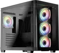 Produktbild: LC-8001B-ON - LC Power 8001B-ON, Pro-Storm Dark, ATX Gehäuse