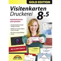 Produktbild: Markt + Technik Visitenkarten Druckerei 8.5 Gold Edition (1 User, unbegrenzt) (80525)