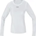 Produktbild: GOREWEAR M WINDSTOPPER Base Layer Thermo Shirt Langarm Damen, Light Grey / White, 36