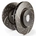 Produktbild: EBC Turbo Groove Disc Black GD7241 Vorne Vorderachse