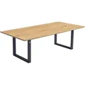 Produktbild: HOME DELUXE Esstisch Eckig AVENCIA inkl. U-Fuß - 240 x 120 cm |Küchentisch, Esszimmer, Esszimmertisch - Braun
