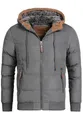 Produktbild: Indicode Herren Adeline Winterjacke m. Kapuze (Teddyfutter) |Steppjacke Herrenjacke Dk Grey, L
