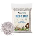 Produktbild: AquaOne Aquarium Kies Sand 5 kg I Bodengrund hell schwarz bunt fein mittel grob I Aquariumkies Premium Qualität I Quarzsand Aquariumkies Deko Aquascaping Körnung (noa 2-5mm)
