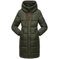 Produktbild: MARIKOO Damen Winterjacke Stepp Outdoor Jacke Anorak Parka Warm Mantel Kapuze Yuikoo