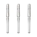 Produktbild: Uni-Ball Mitsubishi Pencil – 3 Tintenroller, Geltinte Signo Broad weiß – Spitze 1 mm – Breite Schrift – Kreativer Roller für Karten und kreative Hobbys