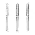 Produktbild: Mitsubishi Pencil – 3 Tintenroller Geltinte Signo Broad weiß – Spitze 1 mm – ...