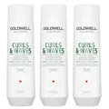 Produktbild: Goldwell Dualsenses Curls & Waves Hydrating Shampoo 3x250 ml aus DE