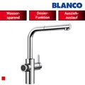 Produktbild: Küchenarmatur Blanco Evol-S Volume Chrom 525210 HD Wasserhahn Schlauchbrause