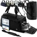 Produktbild: Be-Maxx Sporttasche Trainingstasche + Rucksack-Funktion schwarz 40L