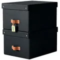 Produktbild: LEITZ 2 Puro Aufbewahrungsboxen 17,0 l schwarz 27,0 x 37,0 x 20,0 cm