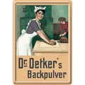 Produktbild: Nostalgic-Art - Blechschild Metallschild Postkarte - Dr. Oetker Backpulver