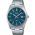 Produktbild: Casio Collection MTP-VD03D-2A2 Herrenuhr mit Quarzwerk, Armband aus Edelstahl, graues Zifferblatt, analoges Display, Blau