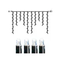 Produktbild: STAR Icicle-Extra LED System Außen Eisregen Lichter Kette Vorhang kaltweiß 2x1m