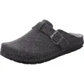 Produktbild: Rohde Herren Pantoffel aus recyceltem Softfilz Riemen mit Schnalle Rodigo-H 6747, Größe:43 EU, Farbe:Grau - Grau - 43