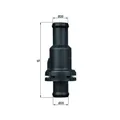 Produktbild: Mahle TH 5 80 Thermostat Kühlmittel für Audi VW Cupra