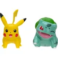 Produktbild: Jazwares Pokémon Battle Figure First Partner Set Figuren 2er-Pack Bulbasaur #2, Pikachu #1 (92734)