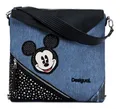 Produktbild: Desigual Mickey Backpack Schultertasche Rucksack Denim Dark Blue blau schwarz