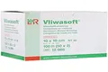 Produktbild: Vliwasoft, Vlieskompressen 10 x 10 steril 6 lagig 50x2 300 g, Farblos, 100 stück