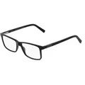 Produktbild: Timberland TB1765 Unisex-Brille inkl. Gläser Vollrand Quadratisch Kunststoff-Gestell 54/16/145, schwarz