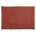 Produktbild: MSV Badteppich Badvorleger Duschvorleger Chenille Hochflor Badematte 60x90 cm – Terracotta Rot