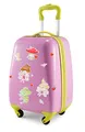 Produktbild: Hauptstadtkoffer - for Kids - Kindergepäck + Reflektierende Aufkleber Feenr, Kinderkoffer, Hartschalenkoffer, Reise Trolley für Kinder, Handgepäck, 24 Liter, Pink