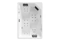 Produktbild: TroniTechnik Whirlpool Outdoor Spa GALERA weiß 190x130, Sanitäracryl, Aufstellbecken, mit integrierter Heizung, Massage, LED