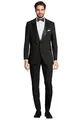 Produktbild: Steffen Klein Herren Premium Smoking Slim-Fit Anzug Set 5-teilig mit Weste, Fliege und Einstecktuch - Hochzeitsanzug