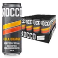 Produktbild: NOCCO energy drink 24er pack – zuckerfrei, vegan Energy Getränk mit Koffein & Vitaminen, 24 x 330ml inkl. Pfand (Cola Orange)