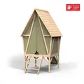 Produktbild: EXIT Yuki 300 Spielhaus, mit Rutsche, Spielhaus für Draußen, Kinder - Naturbelassen