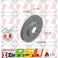 Produktbild: 2x Zimmermann Bremsscheibe SPORT Z 470.5403.52 Höhe 44 mm Lochkreis 100 mm
