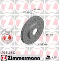 Produktbild: 2x ZIMMERMANN Bremsscheibe SPORT Z 470.5403.52 für DACIA LOGAN SANDERO TWINGO 4