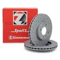 Produktbild: Zimmermann SPORT Bremsscheiben für RENAULT CLIO TWINGO SMART FORFOR FORTWO vorne