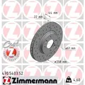 Produktbild: ZIMMERMANN 2x Bremsscheibe vorne Ø258 mm Innenbelüftet Gelocht für Dacia
