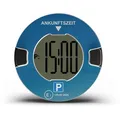 Produktbild: OOONO Parkscheibe P-DISC NO1, elektronisch, mit Knopfzelle, mit Zulassung, blau