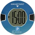Produktbild: OOONO Parkscheibe Parkuhr Elektronische Parkzeit Auto Blau Magnet Knopfzelle