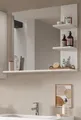 Produktbild: Inn.Furn Wandspiegel Sopela (Badspiegel in weiß, 80 x 70 cm), mit Regal