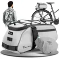 Produktbild: 3in1 Gepäckträgertasche Umhängetasche I Fahrradtasche für Gepäckträger 9L I w...
