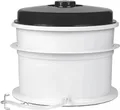 Produktbild: WECK Saftgewinner Entsafter 6L Weiß Kunststoff Ø35cm mit Schlauch