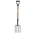 Produktbild: PROREGAL® Spatengabel Dunggabel Mistgabel Mistforke Heugabel Streugabel mit D-Griff aus Holz