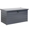 Produktbild: DeubaXXL DE Gartenbox 385L Anthrazit wasserdicht abschließbar bis 100kg verzinkt 108138