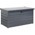 Produktbild: Gardebruk® Auflagenbox 385l Volumen Metall Abschließbar Gasdruckfeder 120x62cm Wetterfest Garten Balkon Keller Gartenbox Gartentruhe Anthrazit