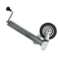 Produktbild: Automatik Stützrad  für PKW Anhänger 60mm Vierkantrohr 2-Loch Flansch 400kg