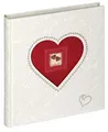 Produktbild: walther design Fotoalbum weiss 29 x 32 cm mit Cover-Ausstanzung und Prägung, Hochzeitsalbum Dream UH-117