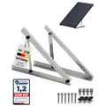 Produktbild: 22 Zoll Solarpanel Halterung Solarmodul Montage Befestigung Aufständerung 55,6 cm