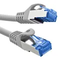 Produktbild: InLine Patchkabel, Cat.6A, S/FTP, TPE (LSZH), CCA, PoE, LAN, Ethernet, Netzwerk Kabel, RJ45 Gigabit, grau, 0,5m, 72655