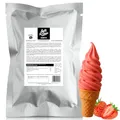 Produktbild: Sansei Soft-Eis Pulver 2 kg 2:5 für 7 Kg Eis (Erdbeergeschmack)