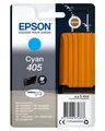 Produktbild: Epson 405 Cyan Suitcase Genuine, DURABrite Ultra Ink Cyan Standard Capacity